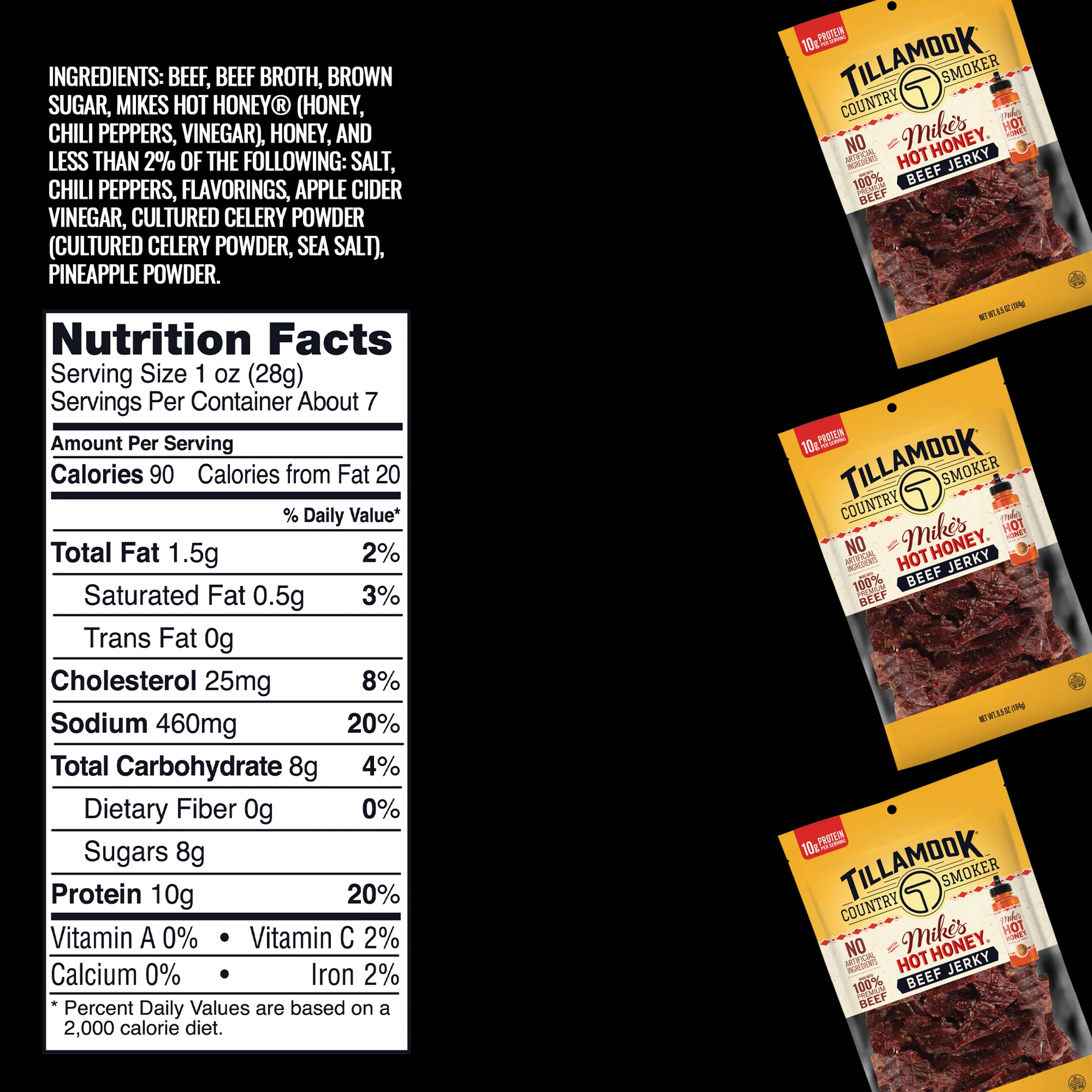 Mike's Hot Honey Beef Jerky - Image 4