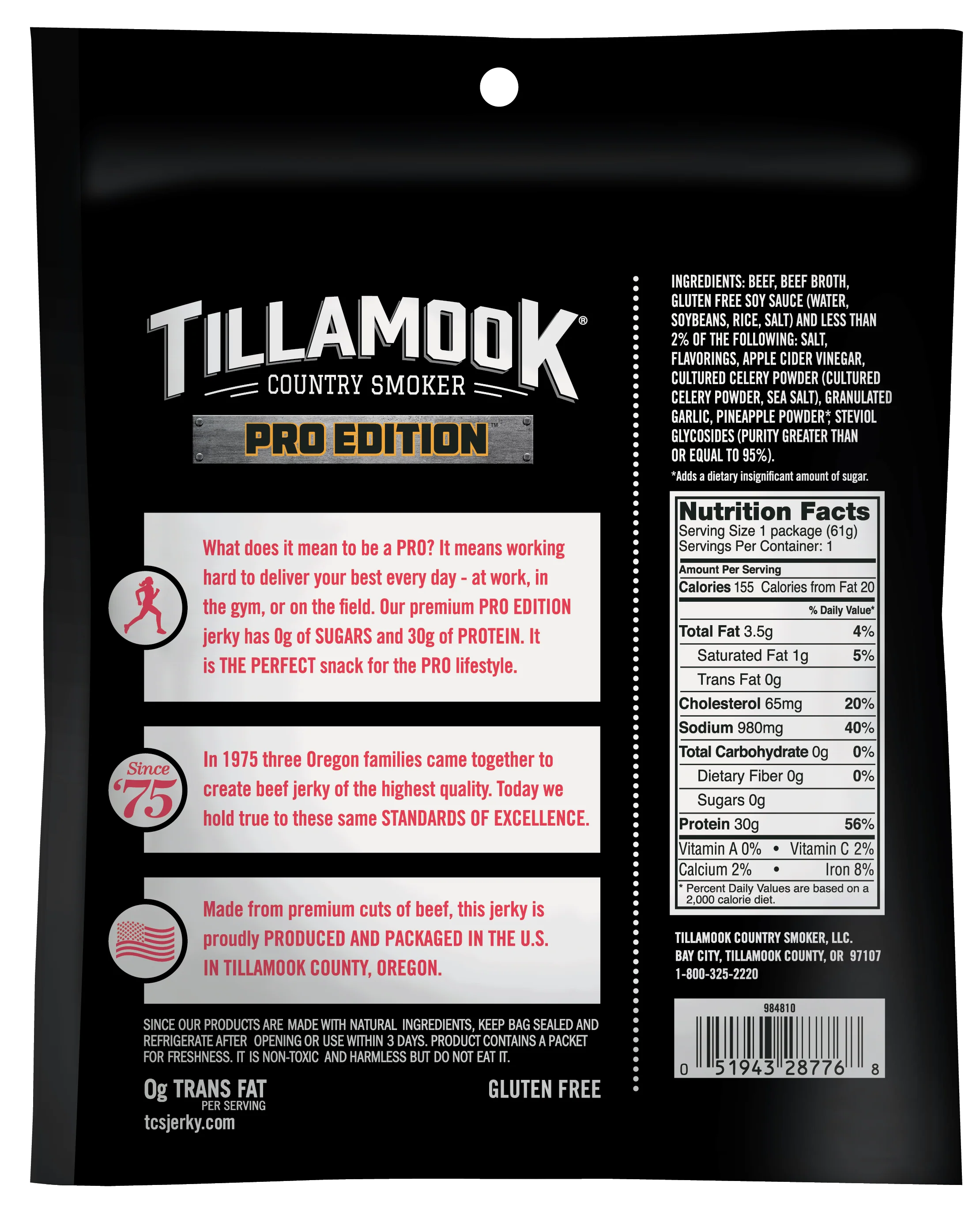 PRO Edition Beef Jerky | Original - Image 3