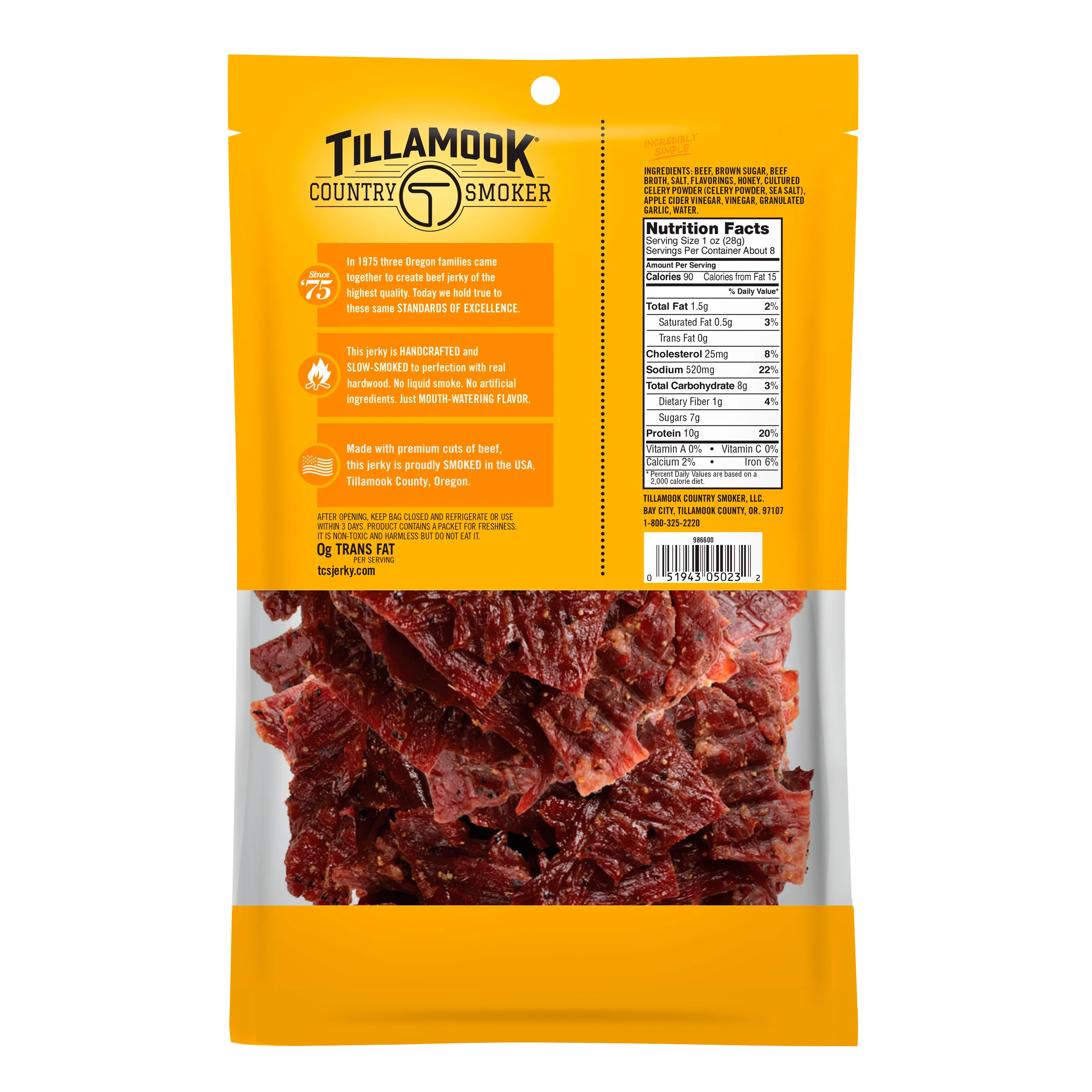 Simply Crafted Beef Jerky | Honey Glazed - Image 4