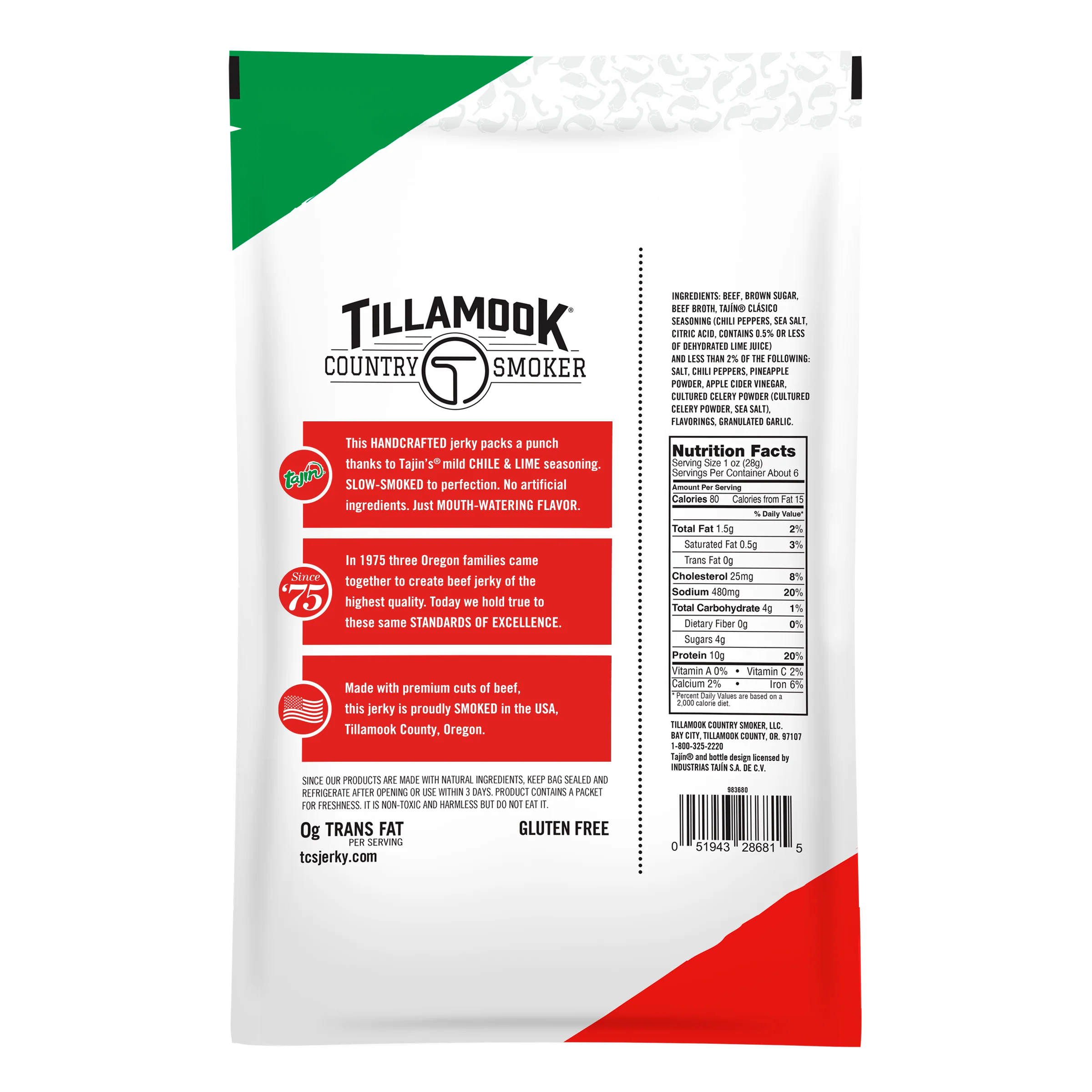 Simply Crafted Beef Jerky | Tajín Chili Lime - Image 4