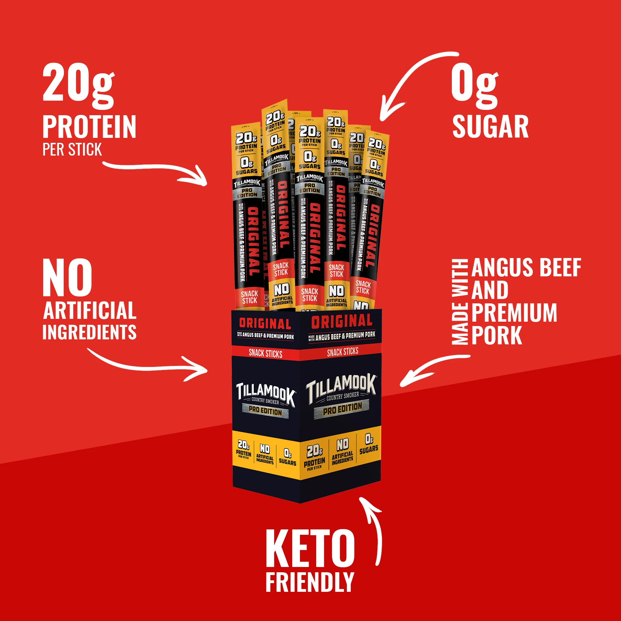 Zero Sugar Meat Sticks | PRO Edition Original - Image 3
