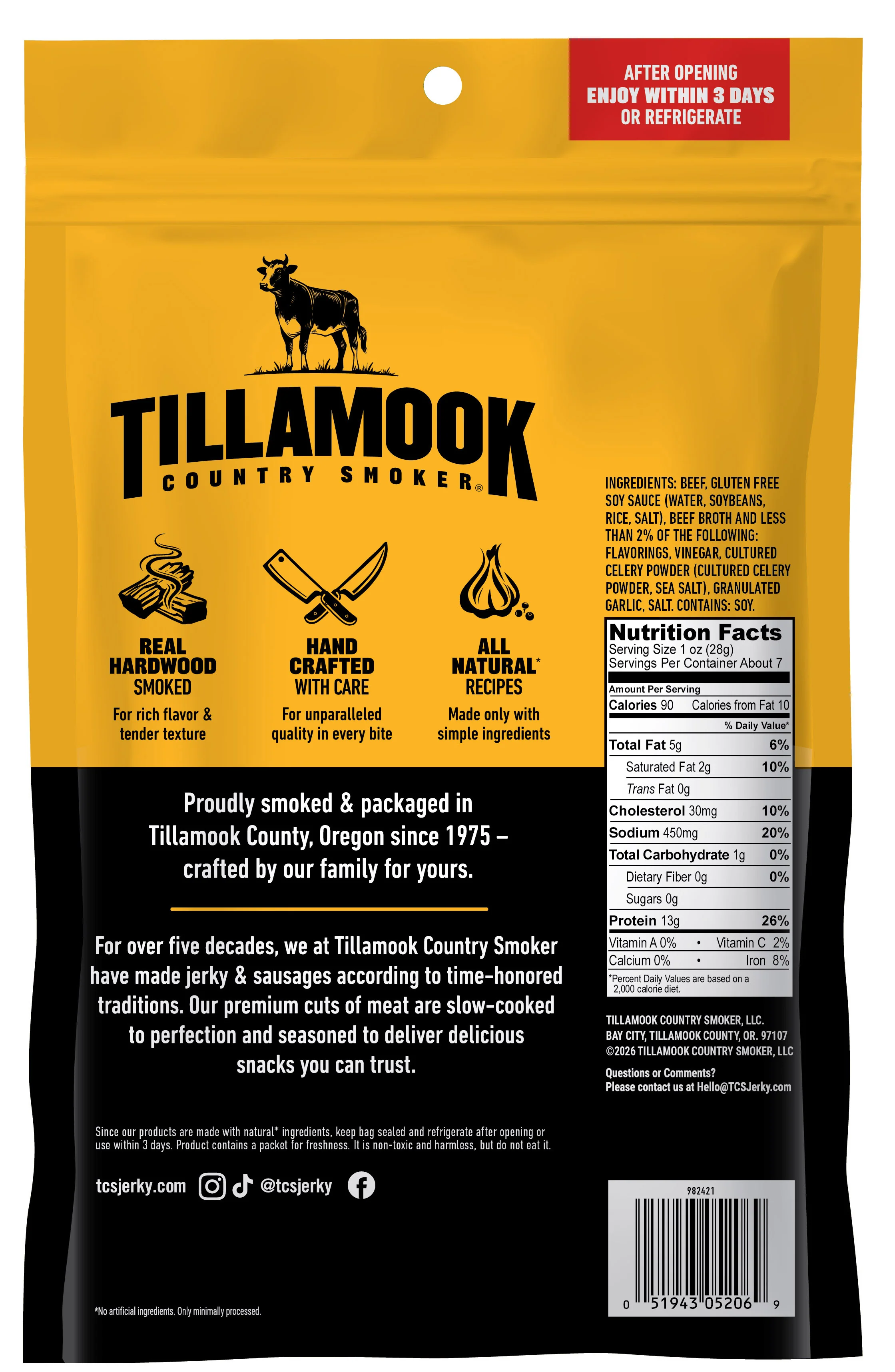 Zero Sugar Beef Jerky | Original - Image 4