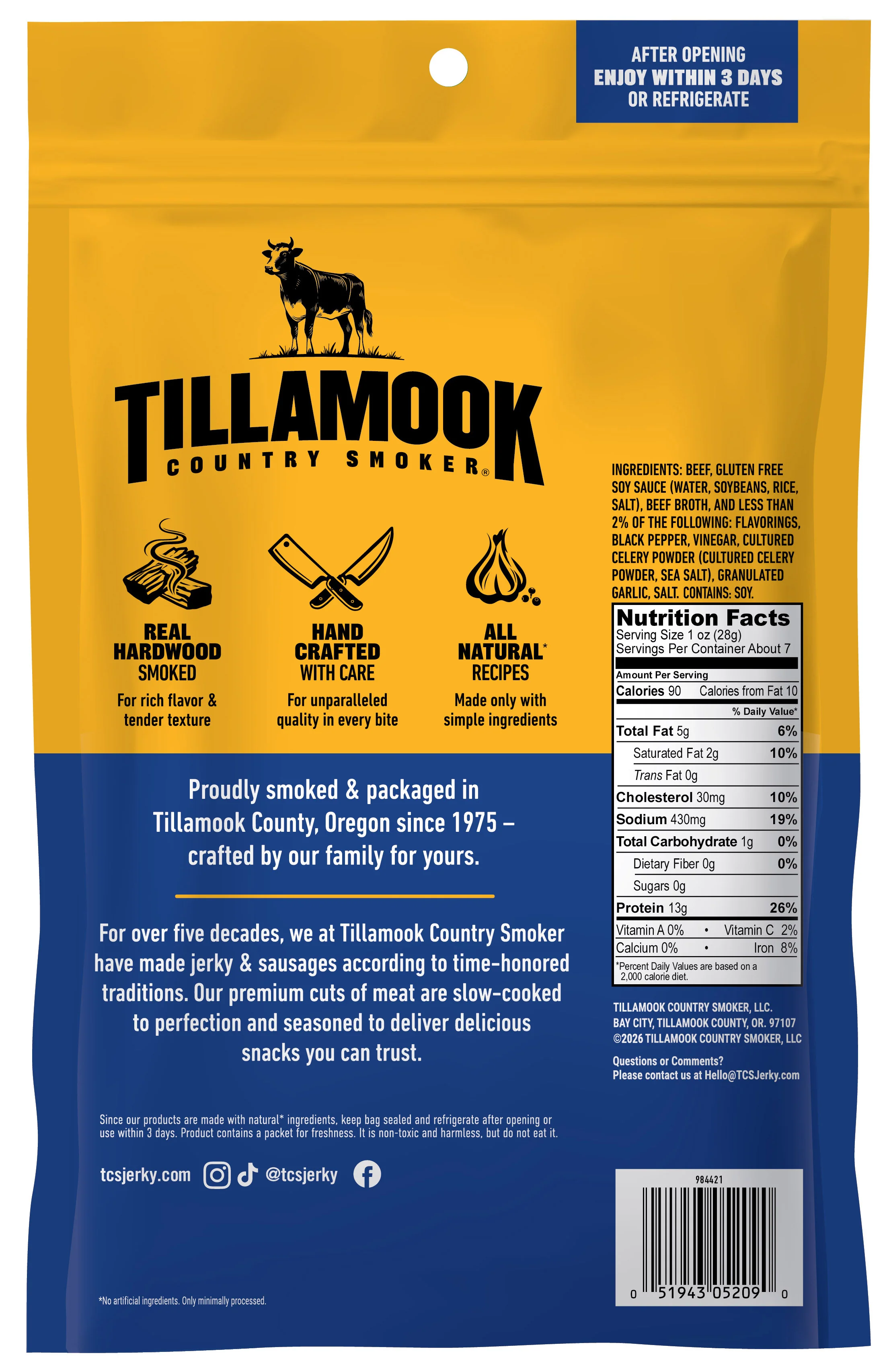 Zero Sugar Beef Jerky | Black Pepper - Image 4