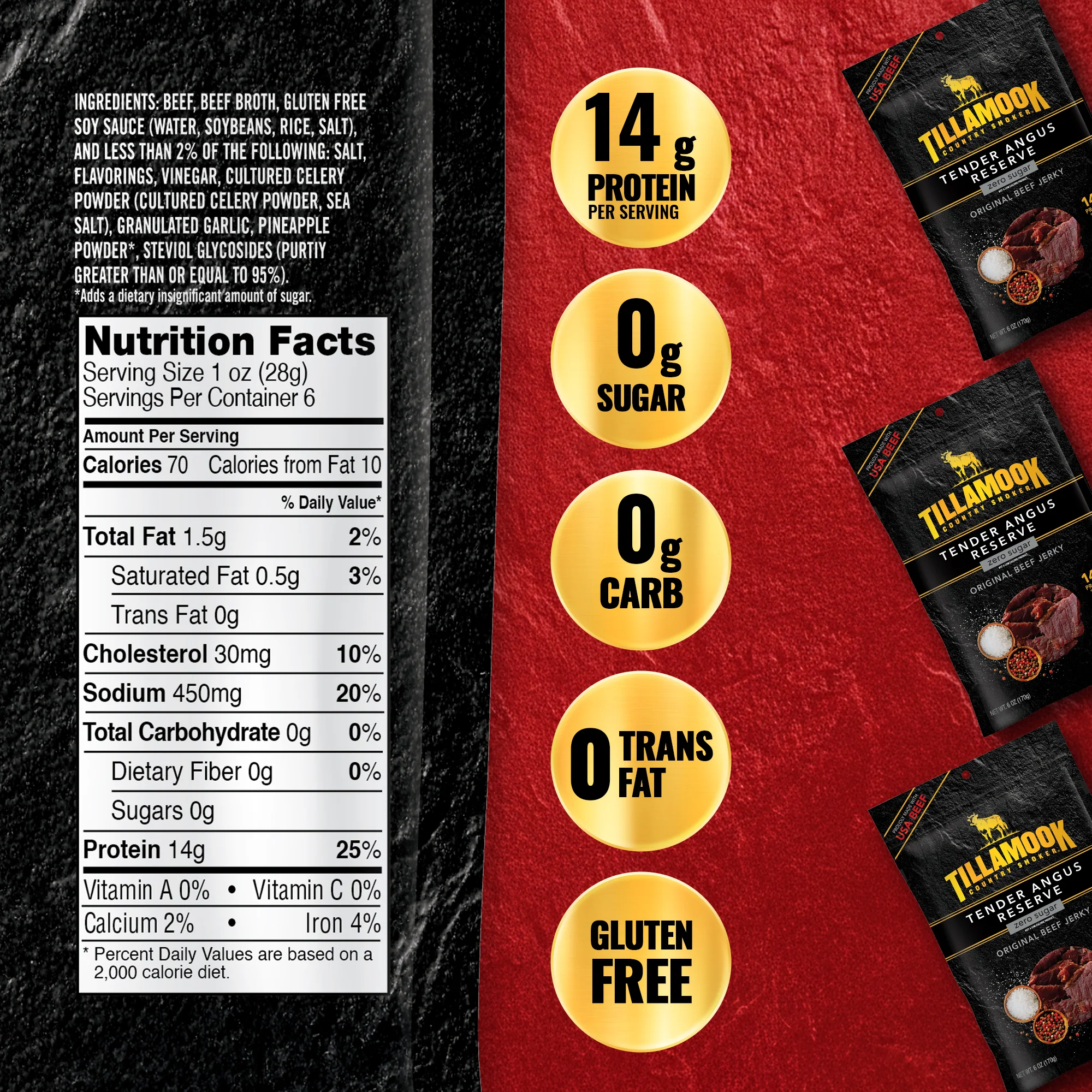 Tender Angus Reserve Beef Jerky | Original - Image 4